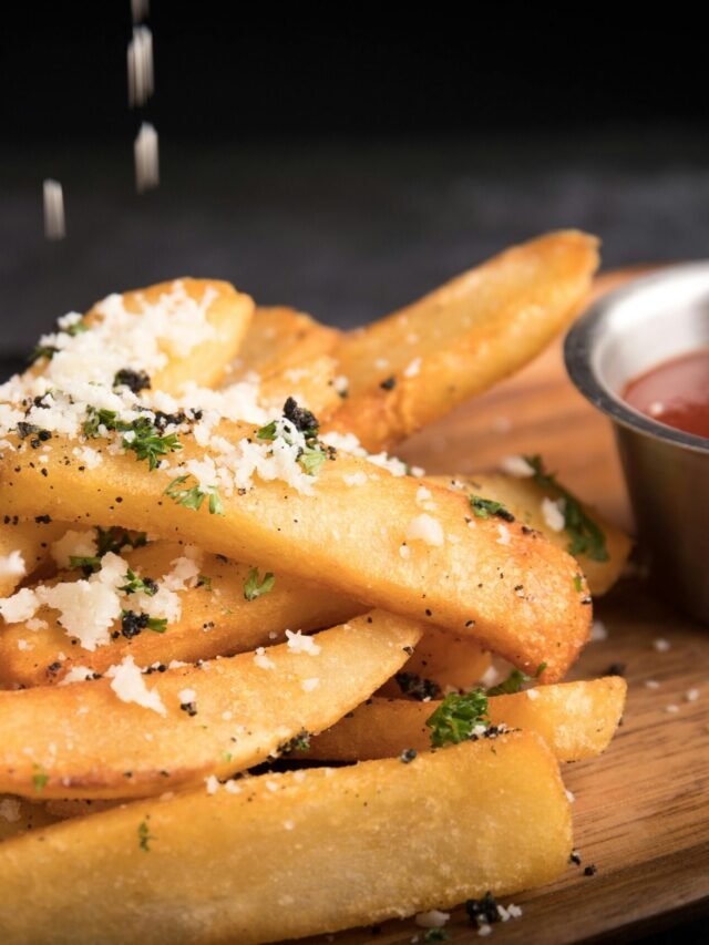 Close Up Photo Of Deep Fried Potatoes